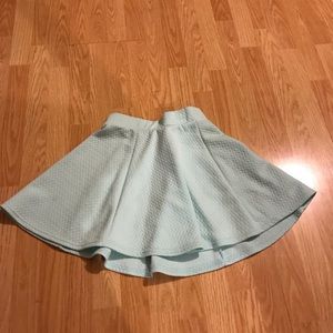 Pastel blue skirt